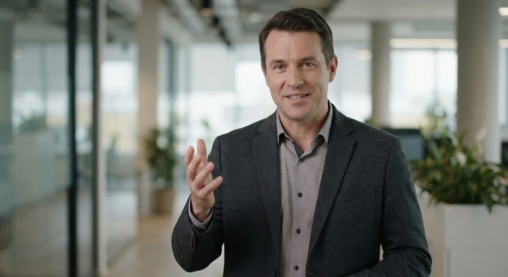 (Realistic Character): Professional Direct Address – Premium Support Assurance