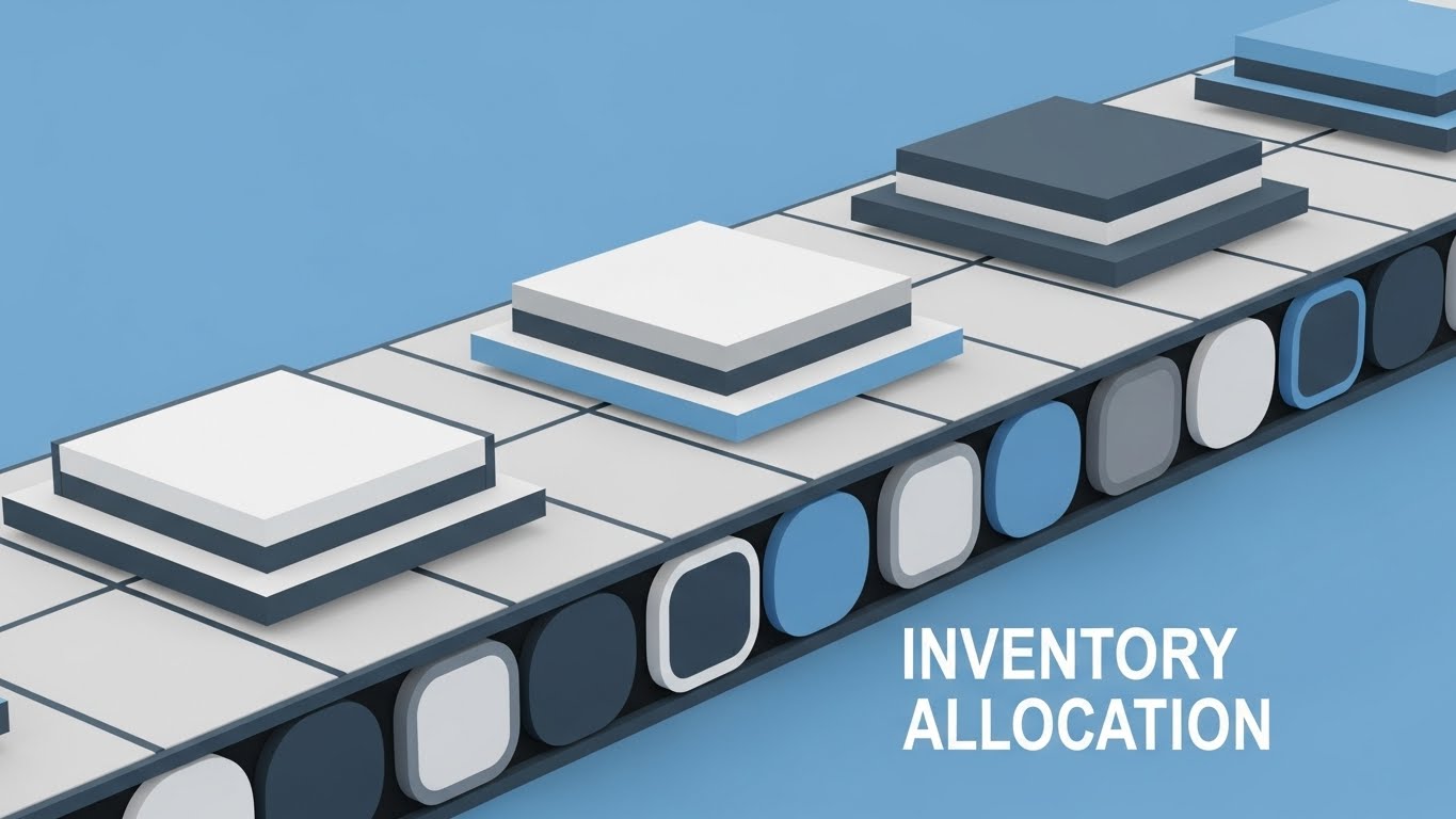 (Abstract 2D Motion): Rhythmic Geometric Flow – Logical Inventory Allocation