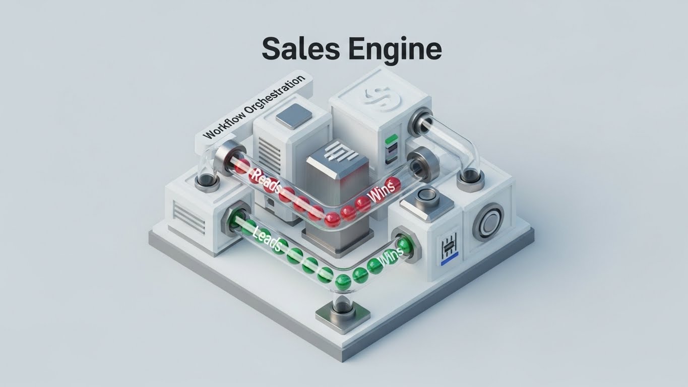 (Isometric 3D): Compliance Sales Engine