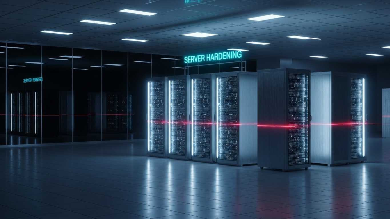 (3D Render): Physical Server Hardening
