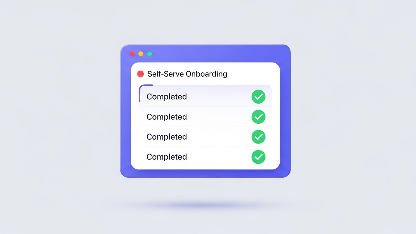 (Clean UI): Frictionless Onboarding Success