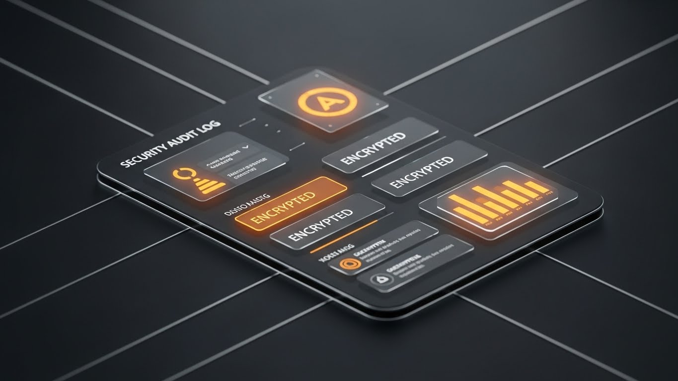 (Dark Mode UI): Encrypted Interface Signaling Security