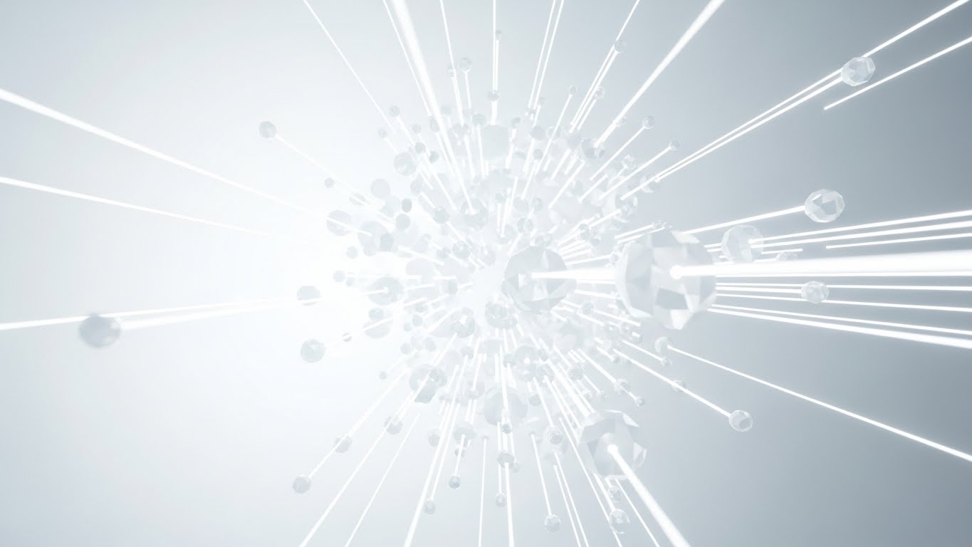 (Abstract 3D AI): Infinite Node Network - Projecting Thought Leadership