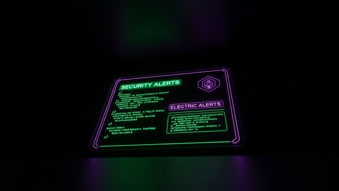 (Dark Mode UI Showcase): Neon Code Syntax - Empowering Technical Architects