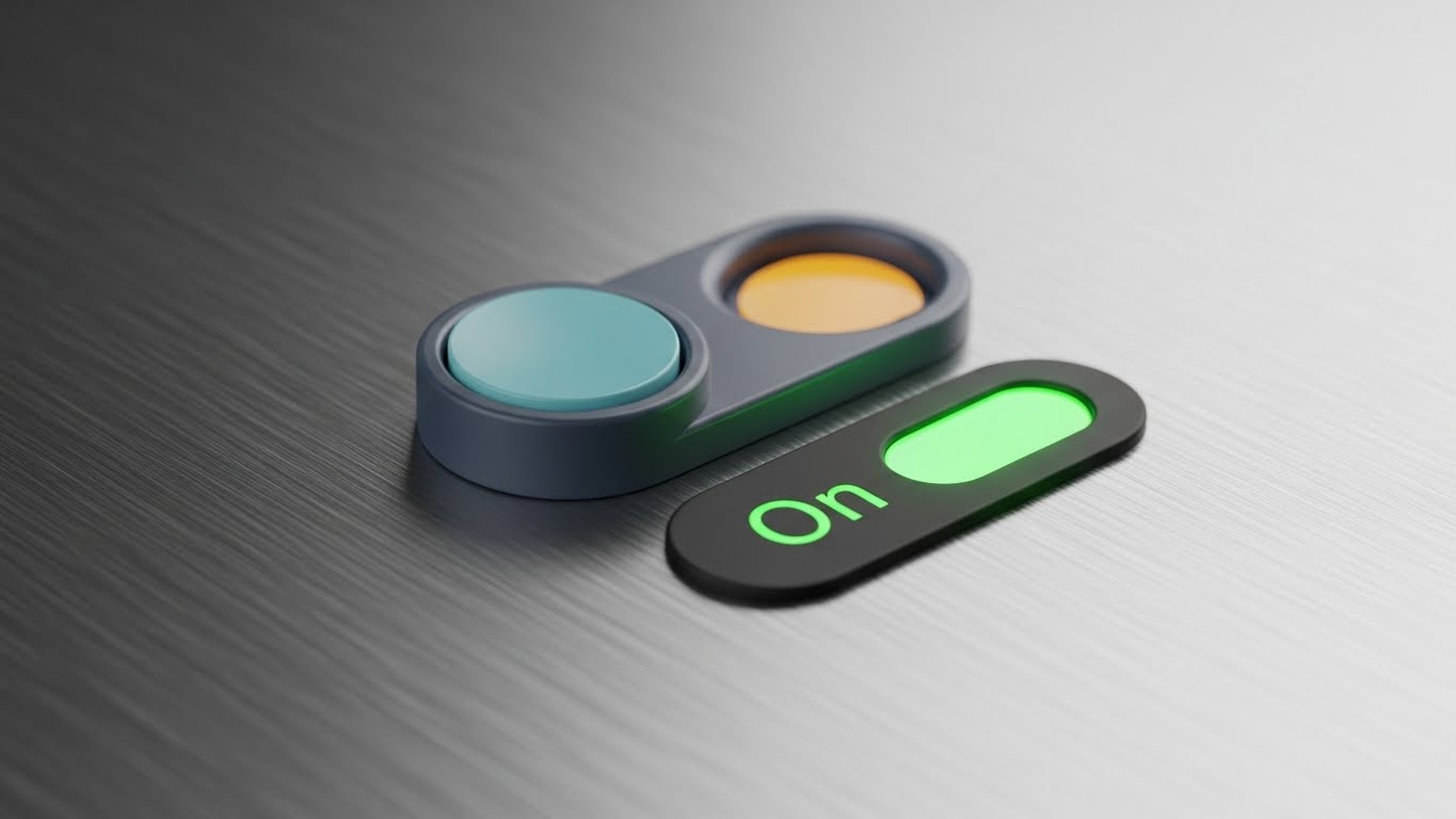 (Macro UI Interaction): Tactile Toggle Switch - Encouraging Trial Activation