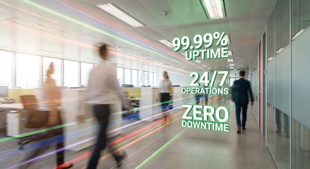 (Hyper-lapse Stock Overlay): Motion Blur Office - Quantifying Reliability