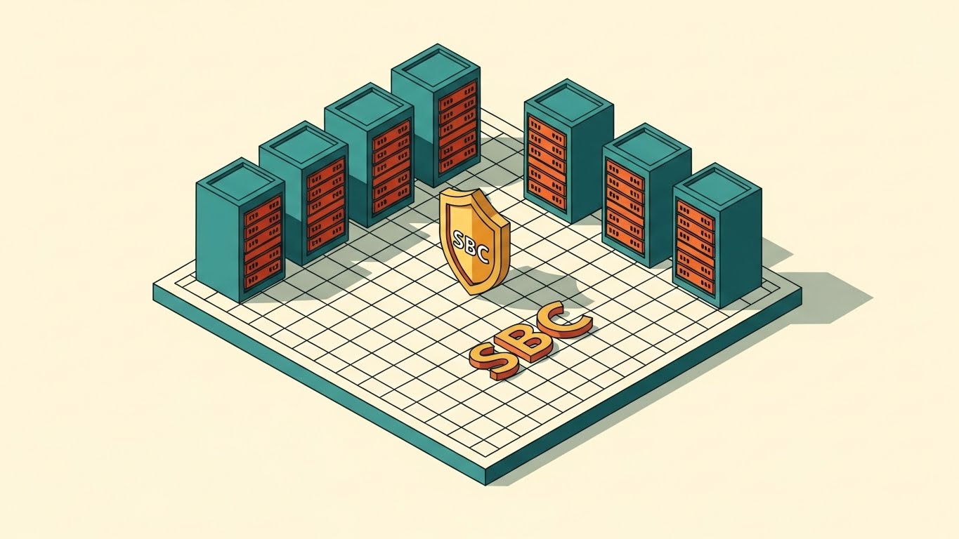 (Isometric 2D Motion): Gold Shield Guard - Securing Edge Infrastructure