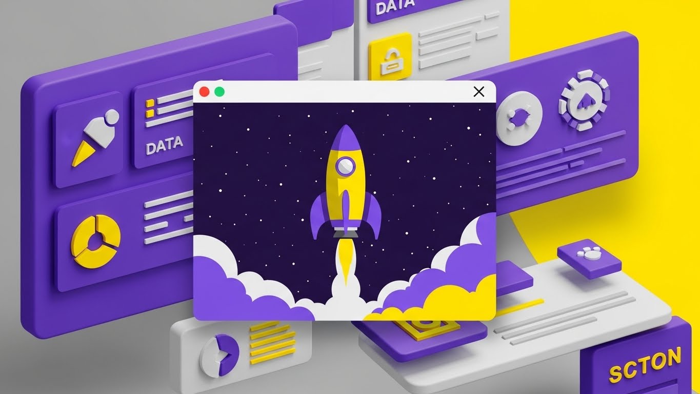 (2D Animation & UI Composition): Launch Event + Gamified User Activation