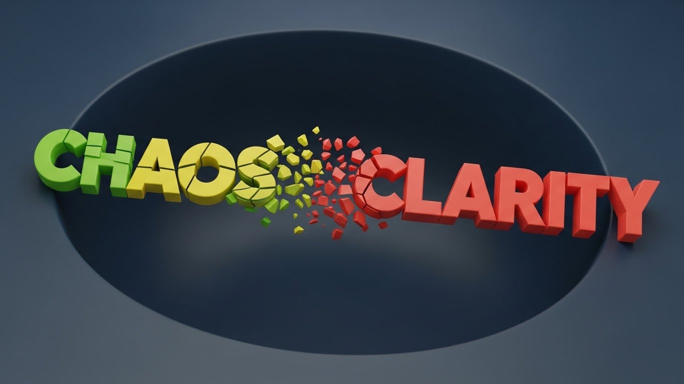 (Bold Kinetic Typography): Shattering Chaos into Clarity