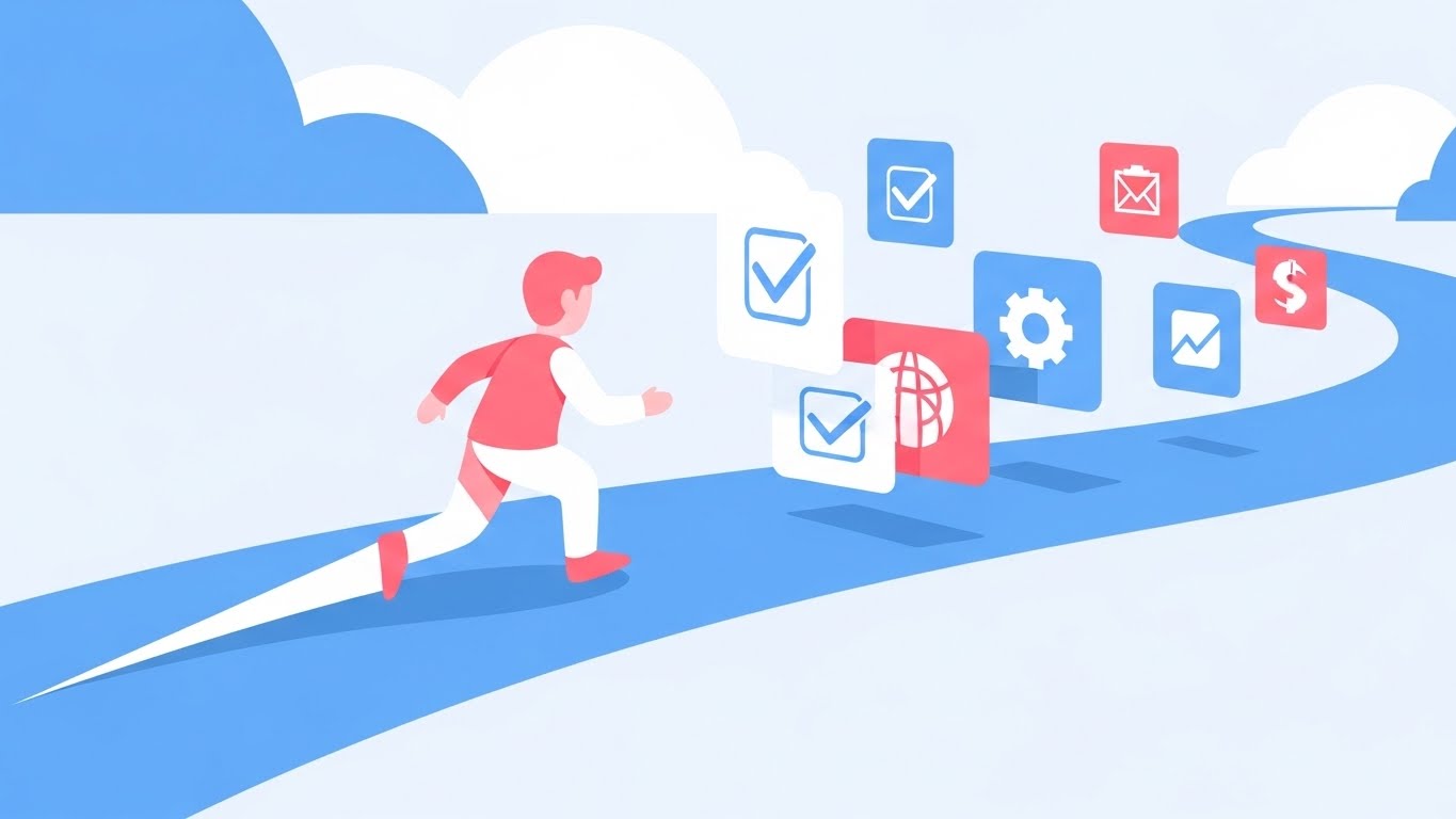 (2D Animation & UI Composition): Frictionless Journey – Onboarding with Ease