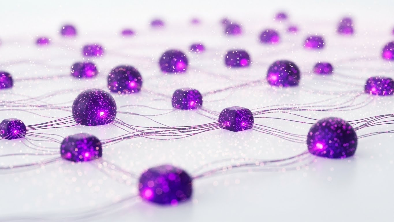 (Abstract 3D AI Visualization): Neural Network + Intelligent Risk Detection