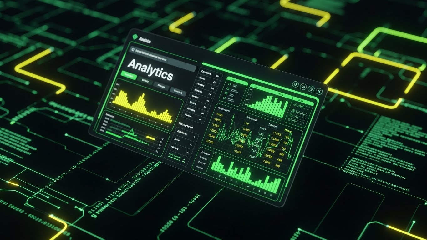 (Dark Mode UI Showcase): Professional Mastery + Advanced Analytics