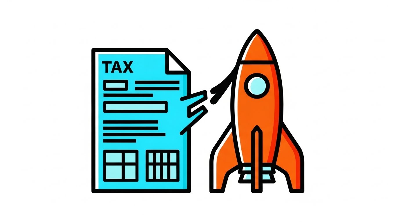 (Minimalist Flat 2D Vector): Visual Metaphor + Career Acceleration Trajectory