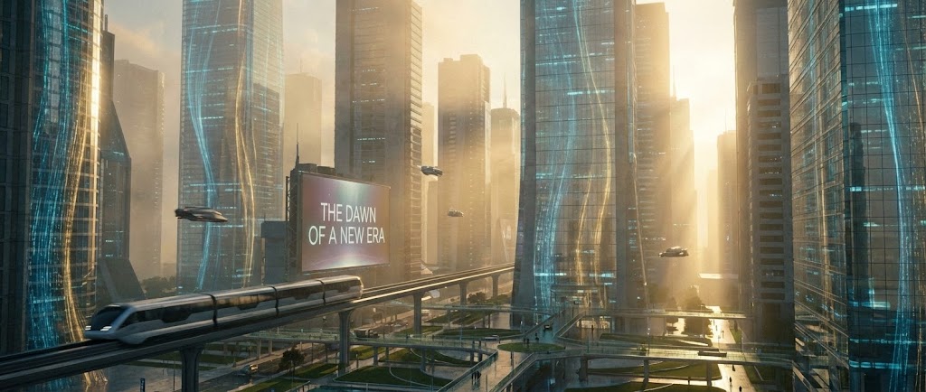 (Generative AI cinematic): Visionary Scale + Future Industry Leadership