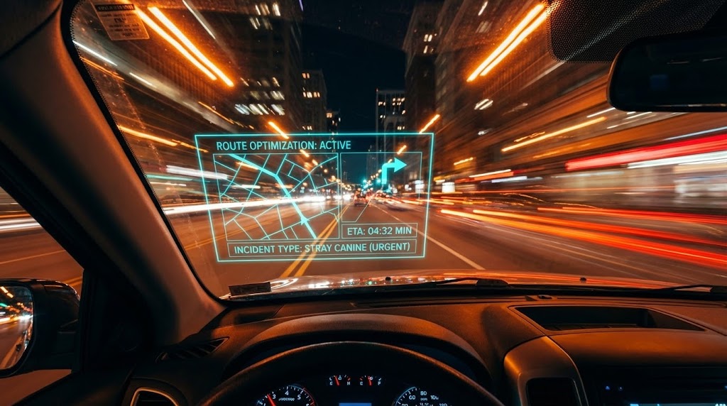 (Hyper-lapse POV): Speed of Service - Optimized Response