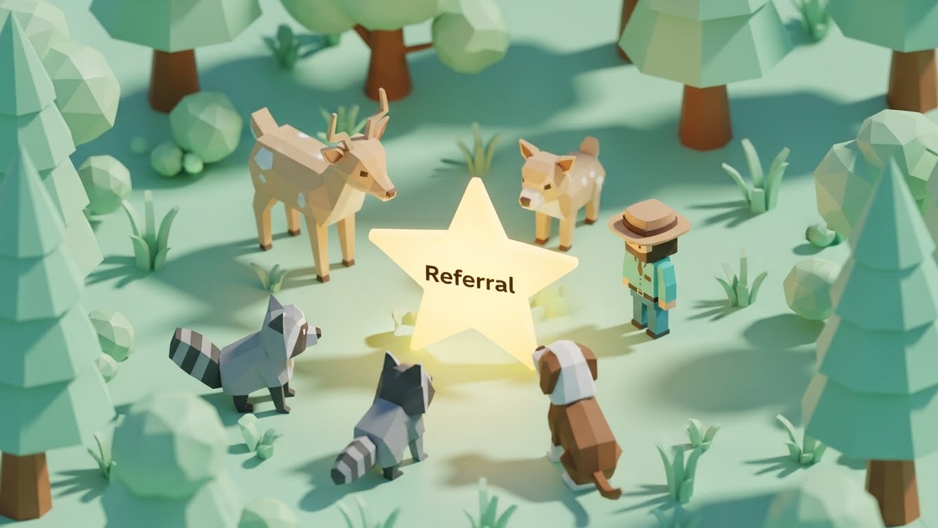 (Low-Poly 3D): The Ecosystem - Community Advocacy