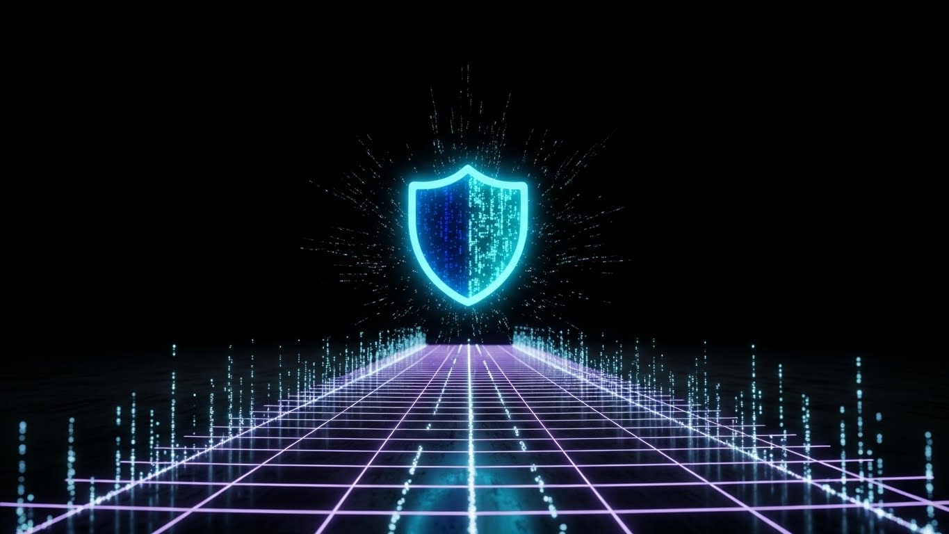 (Neon Cyber-Security): Holographic Shield + GDPR-Ready Infrastructure