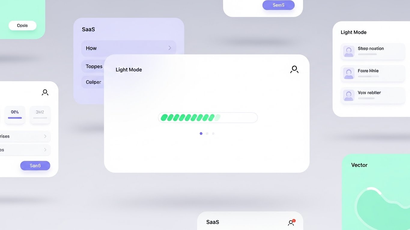(SaaS Light Mode): The Progress Glow + Celebrating the First Win