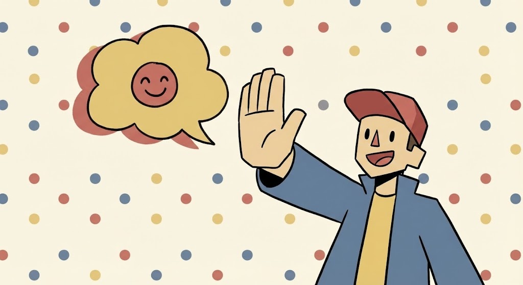 (Cel-Shaded Support): The High-Five + Humanizing Automated Help