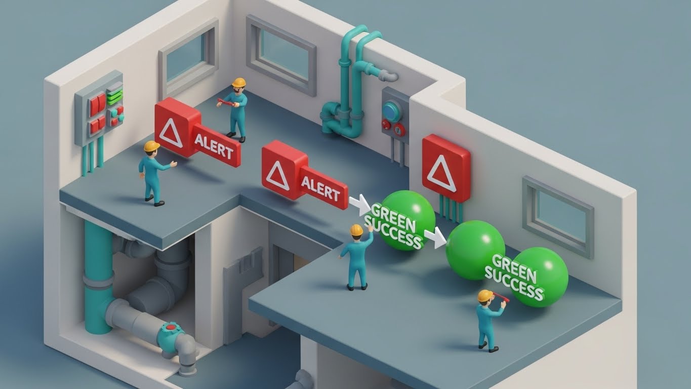 (Isometric 3D Workflow): Systems Cutaway - Revealing Internal Health