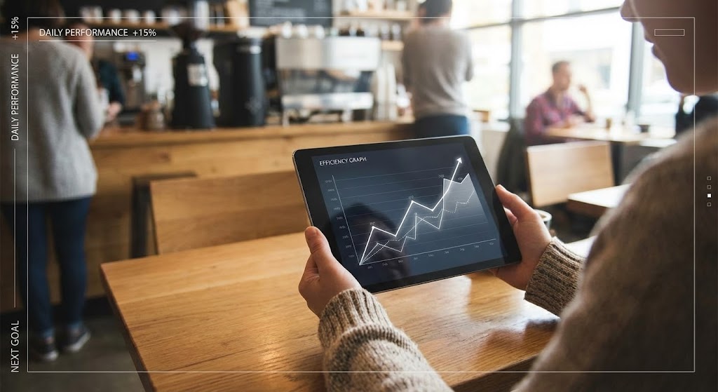 (Lifestyle Stock with UI Overlay): The Anywhere Executive - Redefining Work-Life Balance