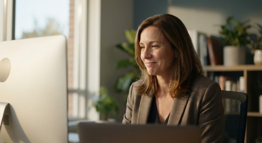 (Generative AI Realistic Character): The Relieved Director - Mirroring Emotional Resonance