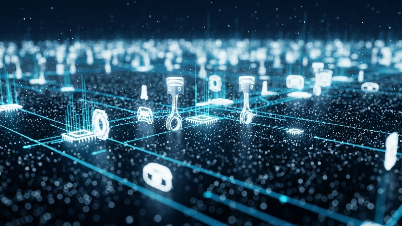 (Abstract 2D Motion): Organized Geometry & Workflow Efficiency