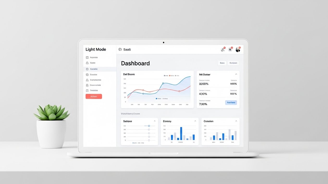 (Clean UI Light): The Digital Desk + Clarity in Onboarding
