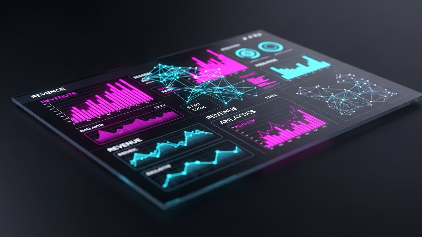(Dark Mode UI): Analytics Dashboard + The Commander’s View