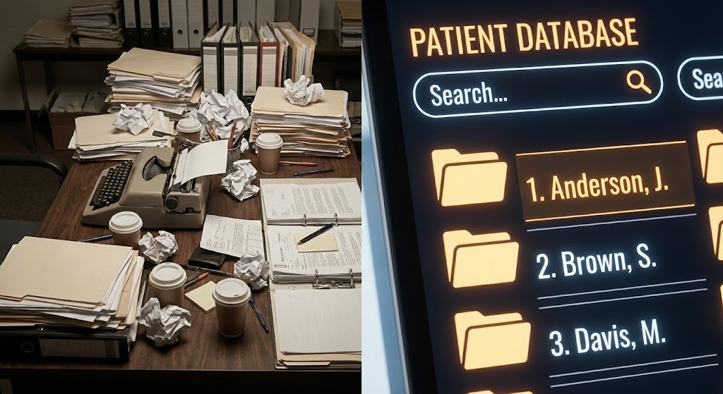 (Split Screen: Optimized Reality and UI): Binary Contrast + Proving immediate ROI.