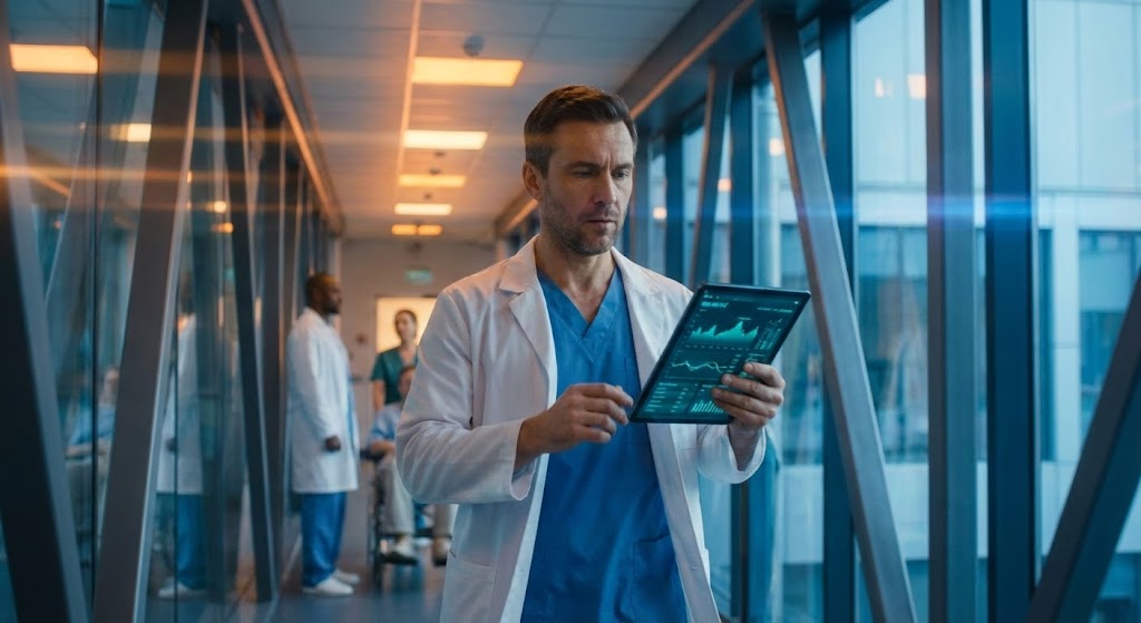 (Generative AI Cinematic Video): Engaged Focus + Empowering mobile care.