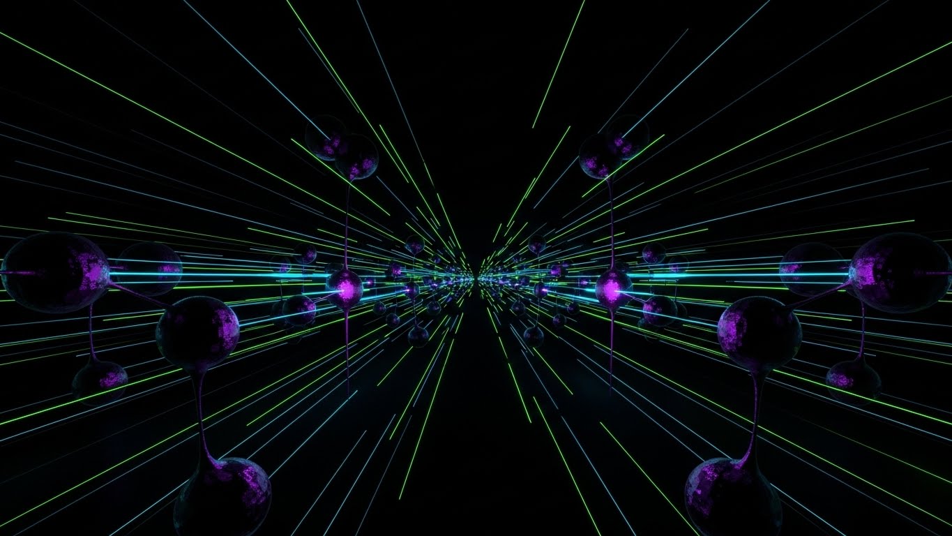 (Futuristic Neon): Infinite Scalability + Deep Tech Core