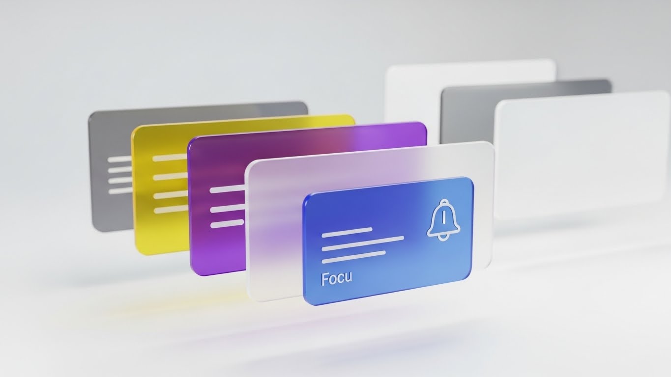 (3D Parallax UI Presentation): Layered Intelligence + Multi-Module Integration