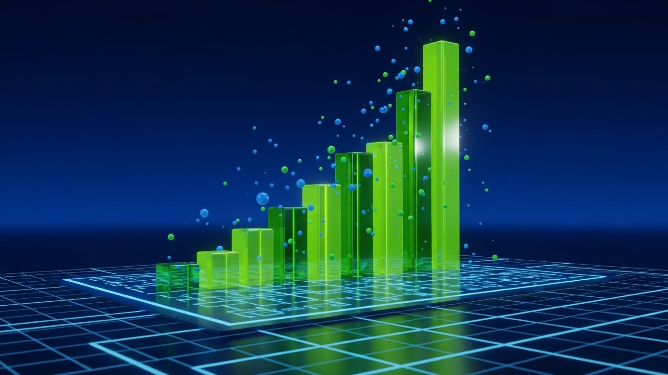 (Dynamic Data Visualization): Data Growth + Visualized ROI