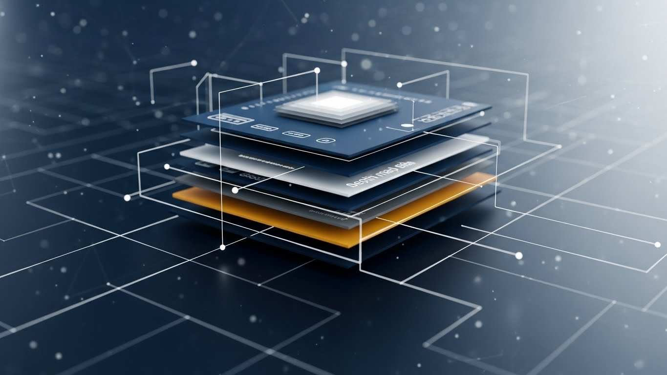 (3D Parallax Layers): Exploded View + Revealing Architectural Depth