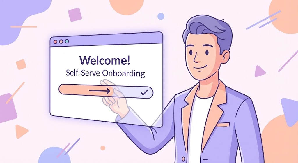 (Stylized 2D Interaction): Frictionless Swipe + Empowering Self-Service