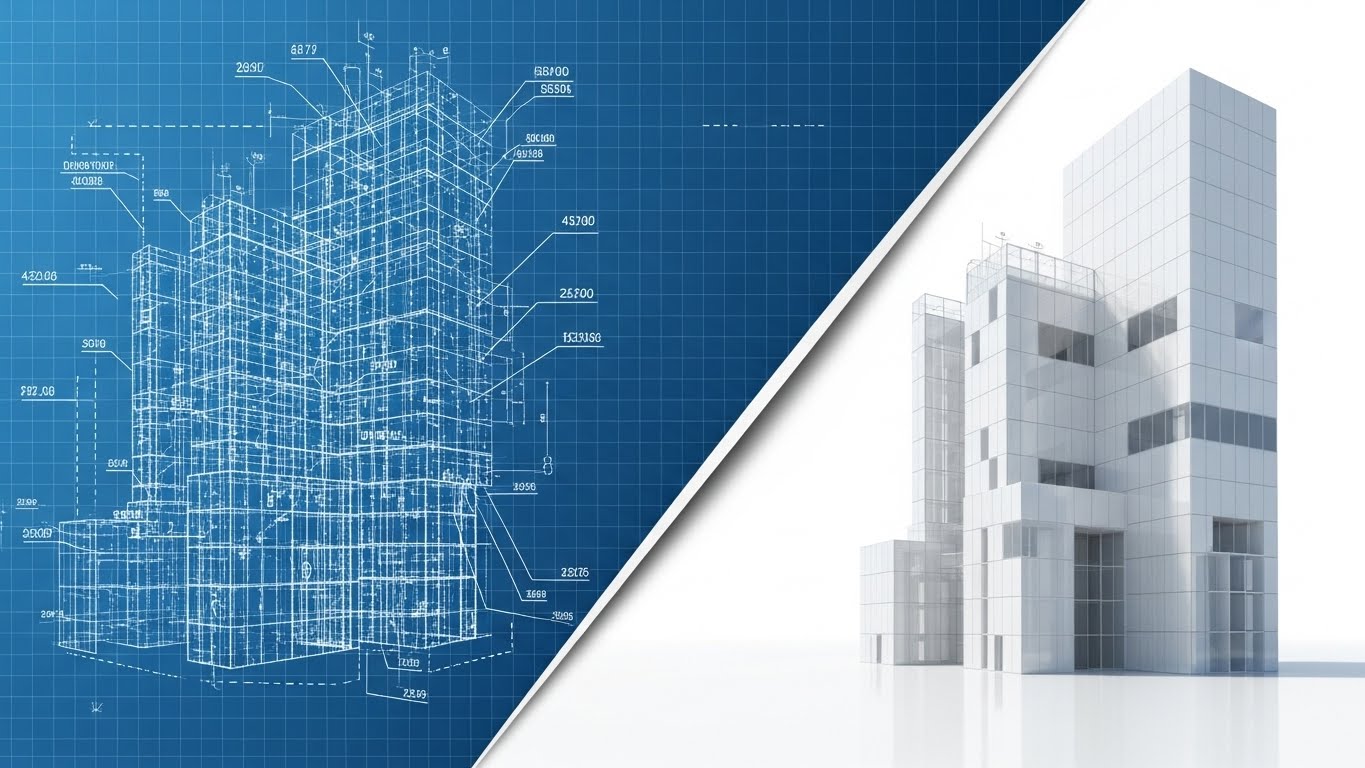 (Wireframe Transition): Blueprint to Reality + Visualizing Implementation Success