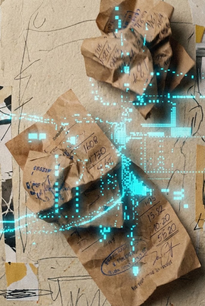 (Mixed Media): Tactile Texture + Digitizing Physical Chaos