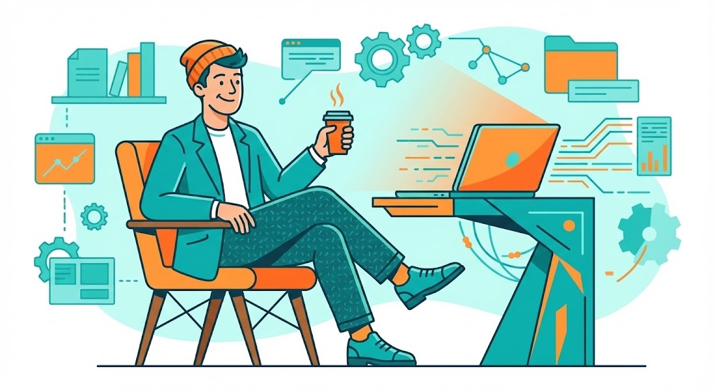 (2D Character-Driven Story): Automated Ease + Visualizing Peace of Mind