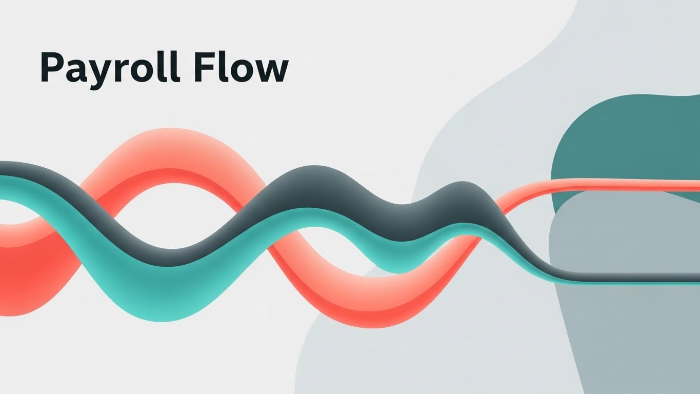 (Abstract 2D Motion): Liquid Connectivity + Seamless Data Flow