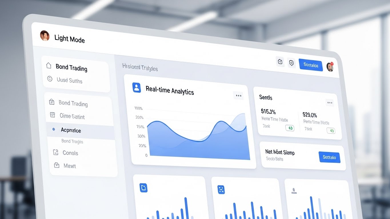 (Clean UI Workflow): Pristine Dashboard - Frictionless Analytic Clarity