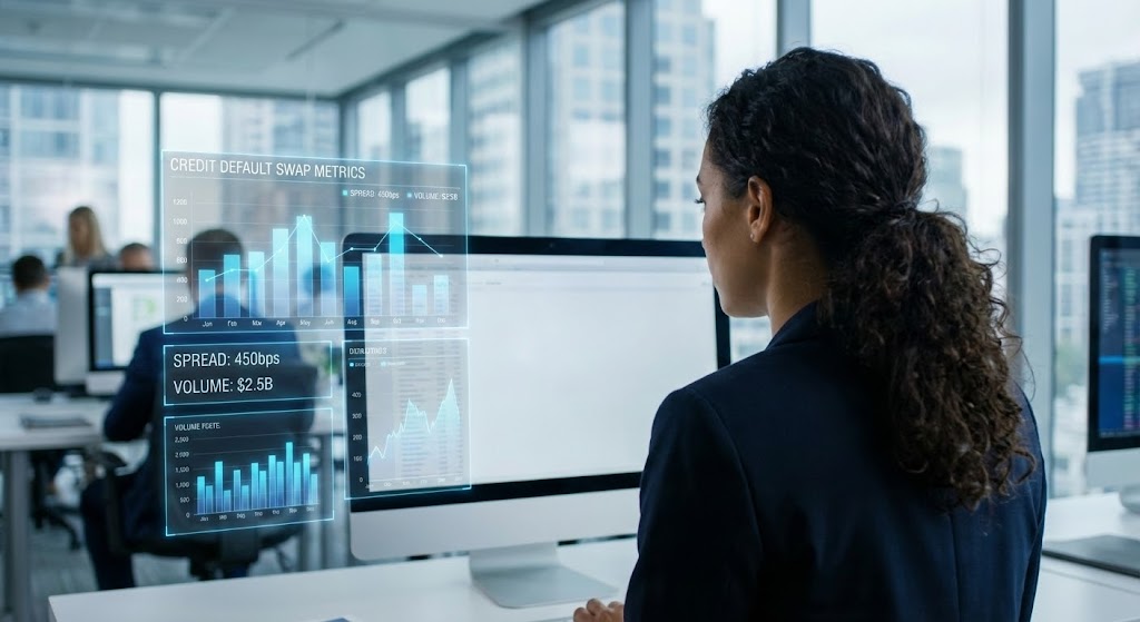 (Lifestyle Stock with UI Overlay): Hybrid Intelligence - Empowering the Trader