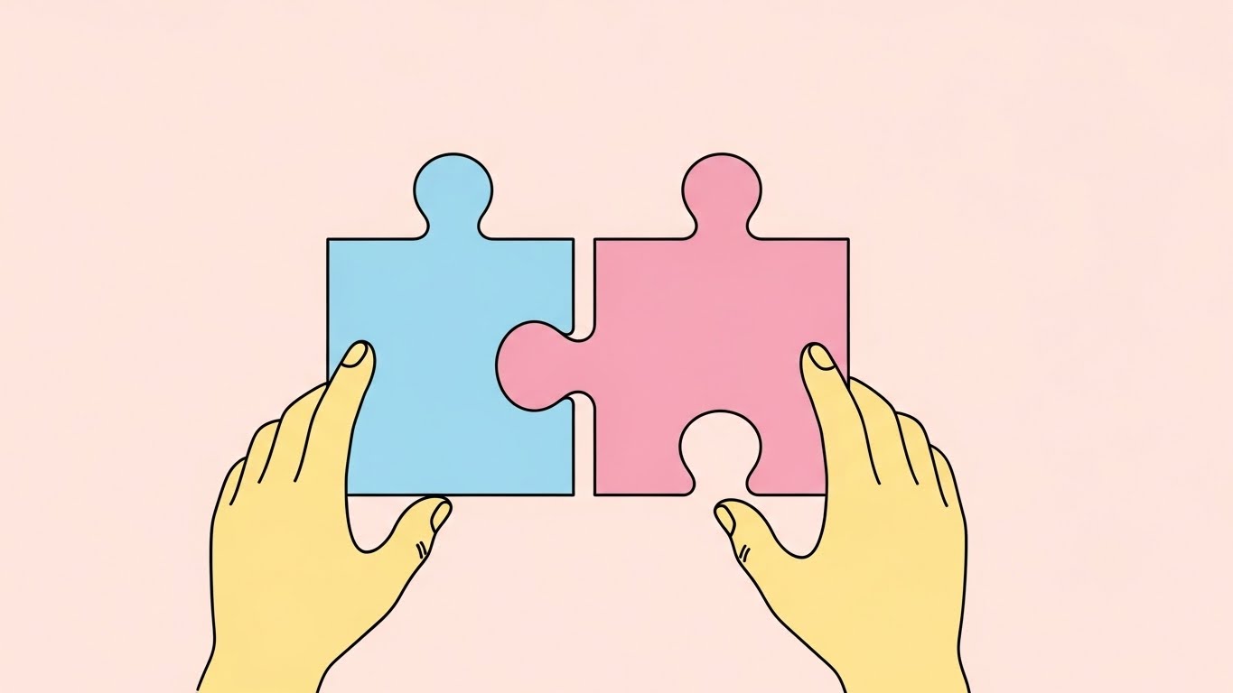 (Minimalist Flat 2D Vector): Seamless Component Integration + Self-Serve Onboarding