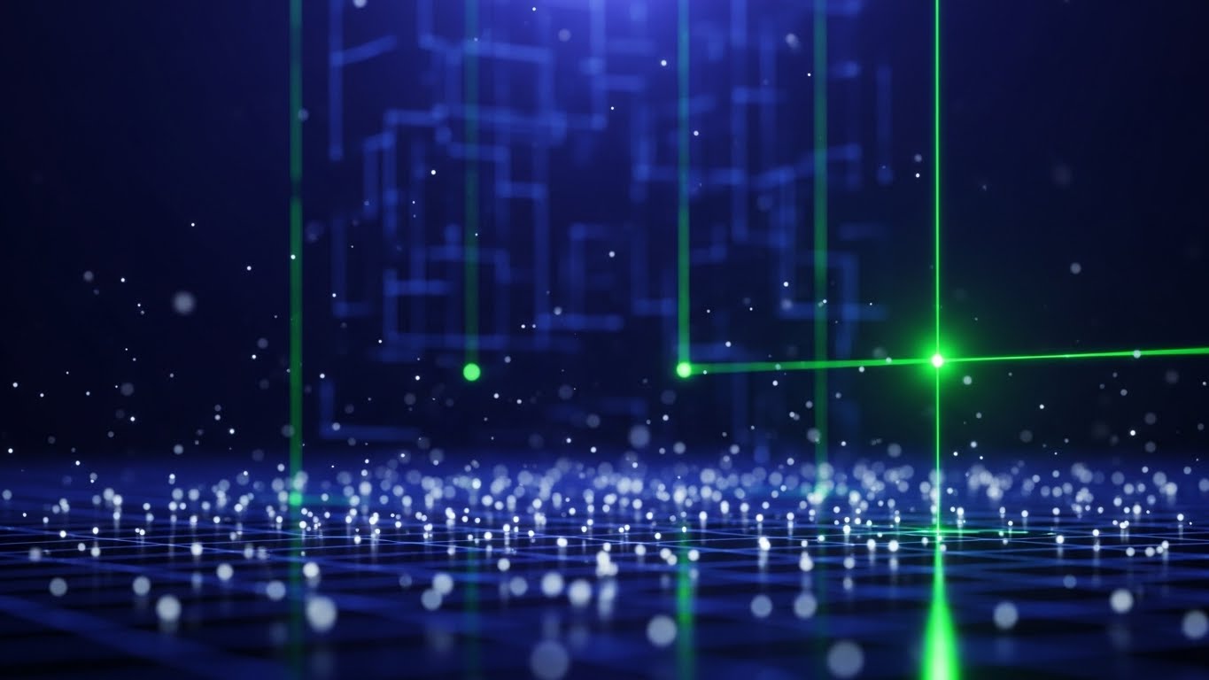 (Abstract 3D AI Visualization): Network Scale + Visualizing the Enterprise