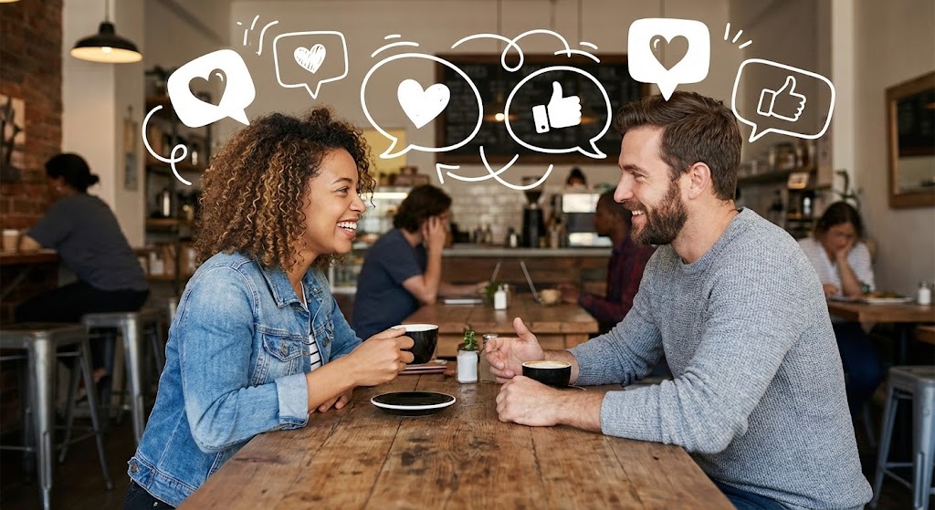 (2D Graphics Over Live Action): Visualizing Word-of-Mouth + The Community Vibe