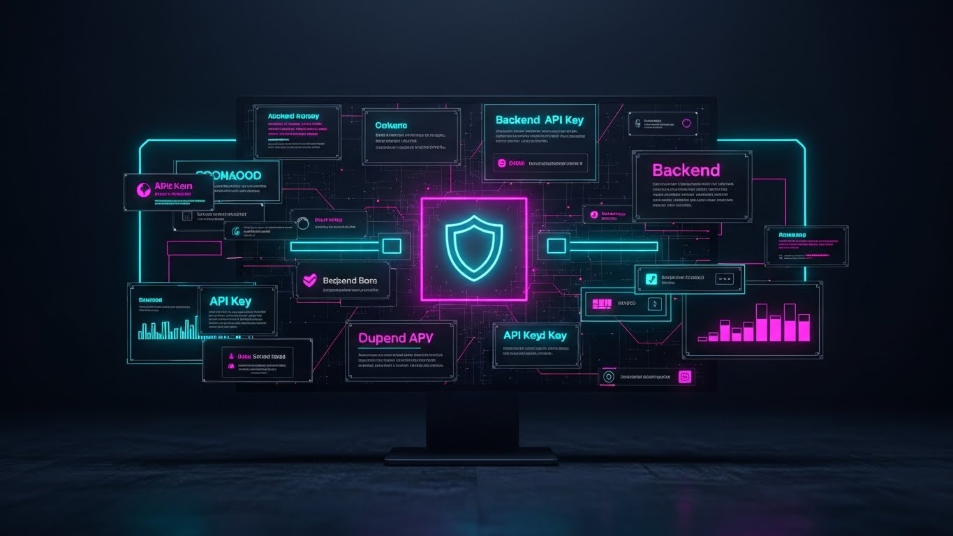 (Dark Mode UI Showcase): Backend Logic + Validating System Architecture