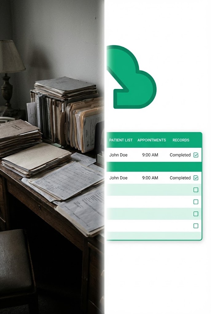 (Split Screen: Optimized Reality and UI): Binary Contrast + Proving Digital Efficiency