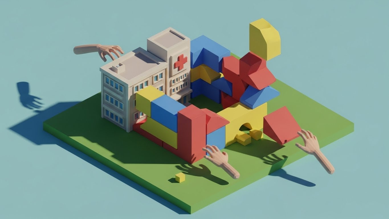 (Low-Poly 3D Modeling): Modular Simplicity + Accelerating Setup Value