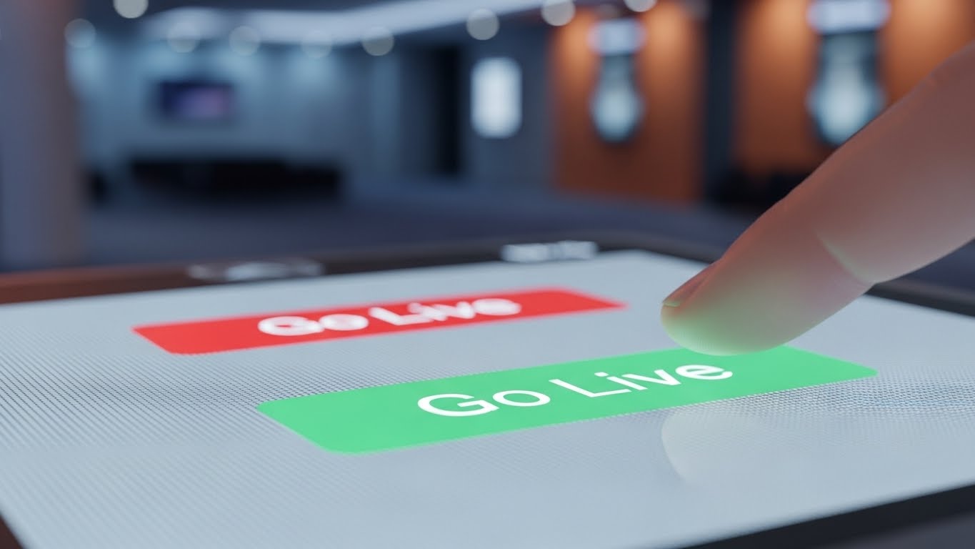 (Macro UI Micro-Interactions): The Go-Live Moment — Celebrates activation readiness