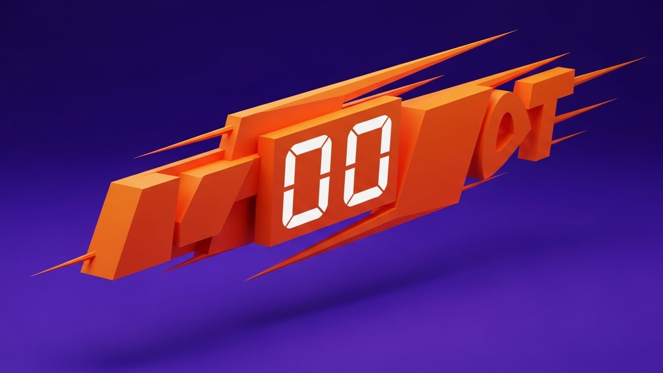 (Bold Kinetic Typography (Visual)): Dynamic Motion — Accelerates brand urgency perception